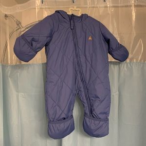 Baby gap blue snowsuit size 0-3